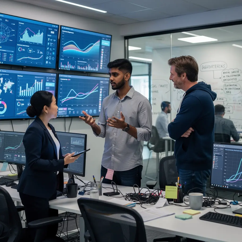 Modern office workspace